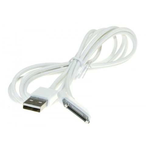 Laidas USB - iPhone 4 / 4S, iPad 3 / 4 (platus, senas) 1.5m baltas (white)
